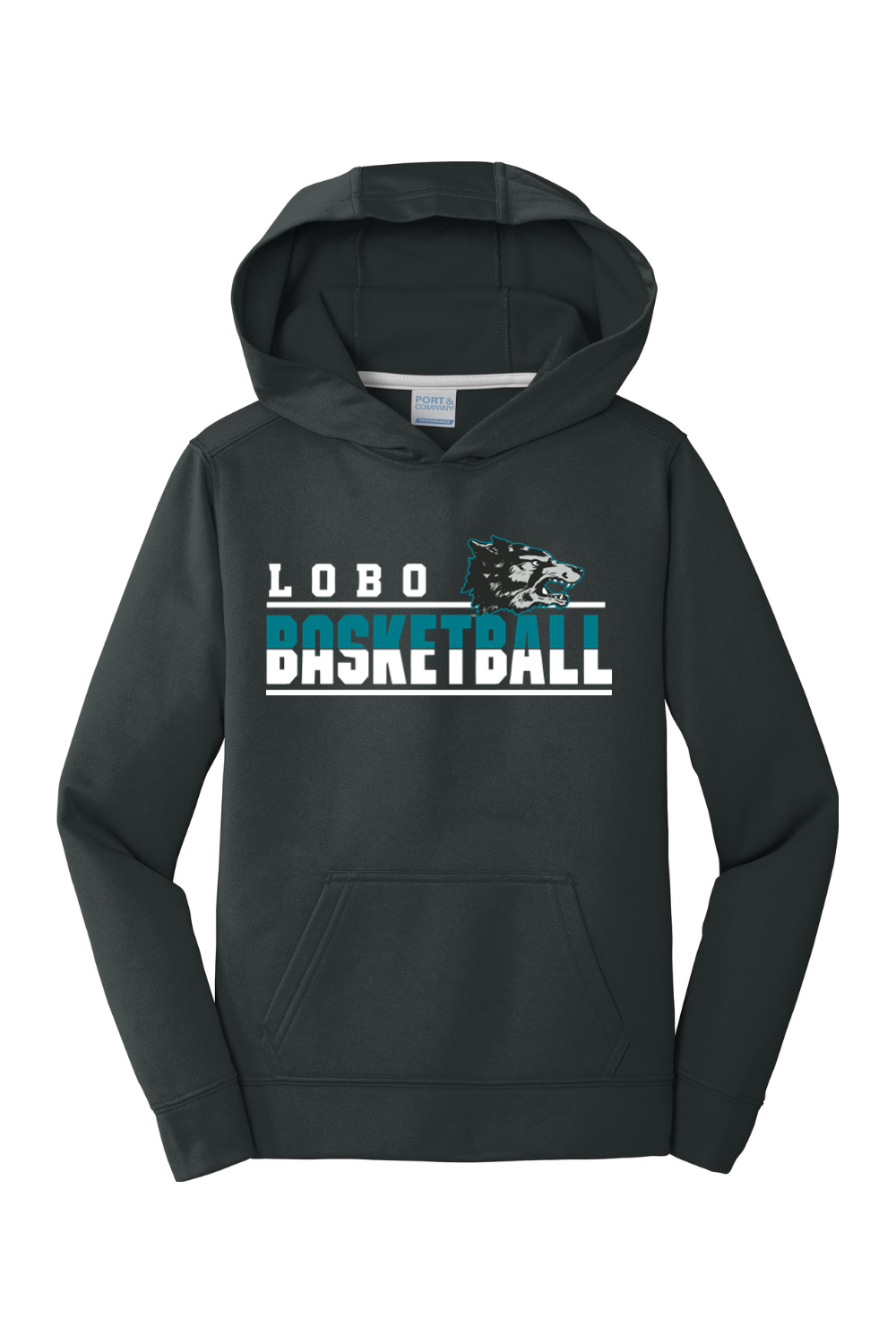 Lobo Basketball Classic - Port & Company Youth Performance Fleece Pullover Hooded Sweatshirt
