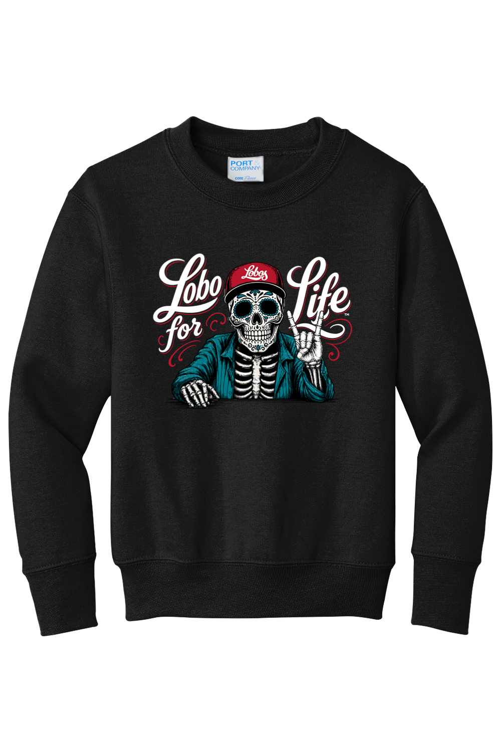 Port & Company Youth Core Fleece Crewneck Sweatshirt (PC78Y)