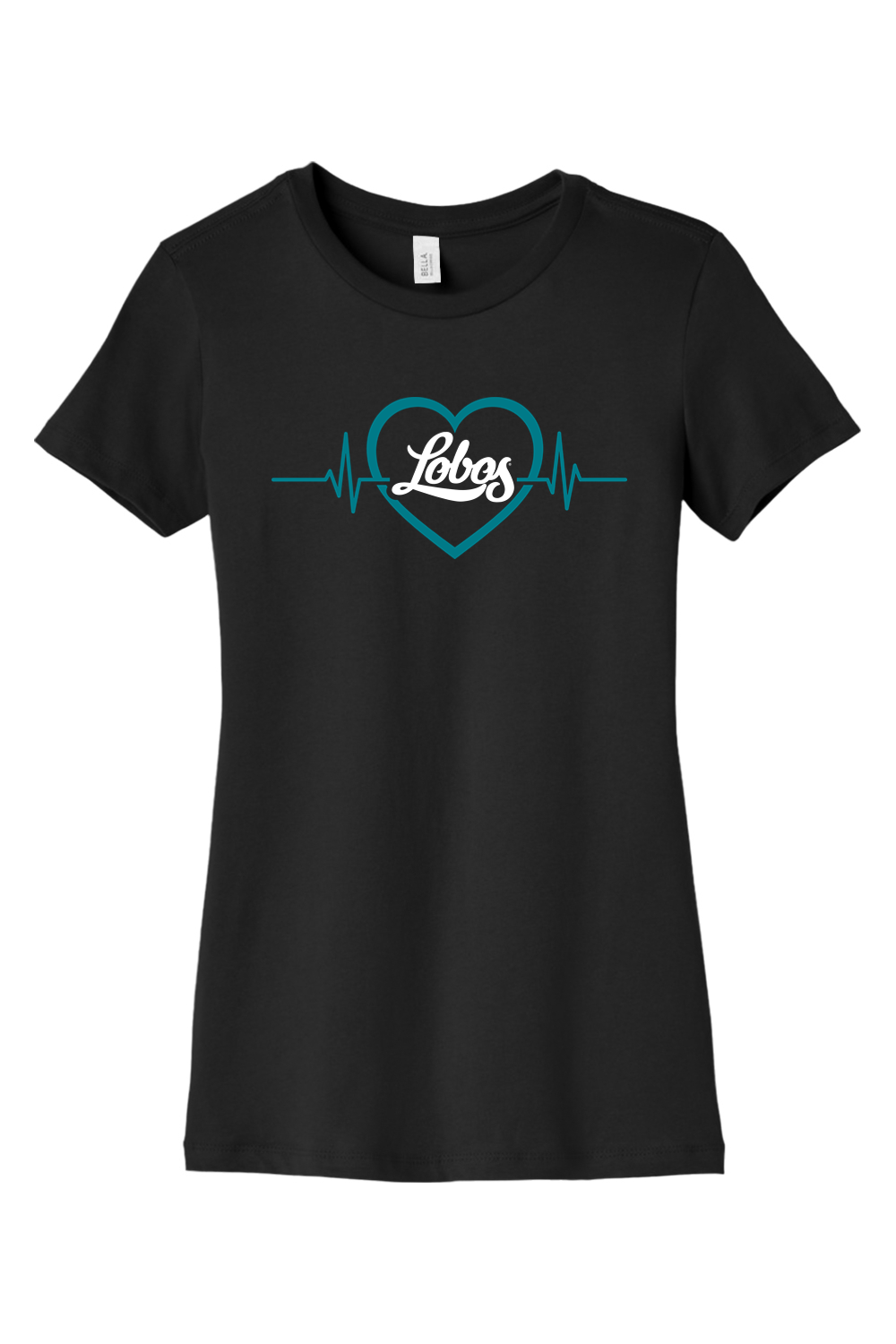 Lobos Heartbeat - BELLA+CANVAS Women’s Slim Fit Tee