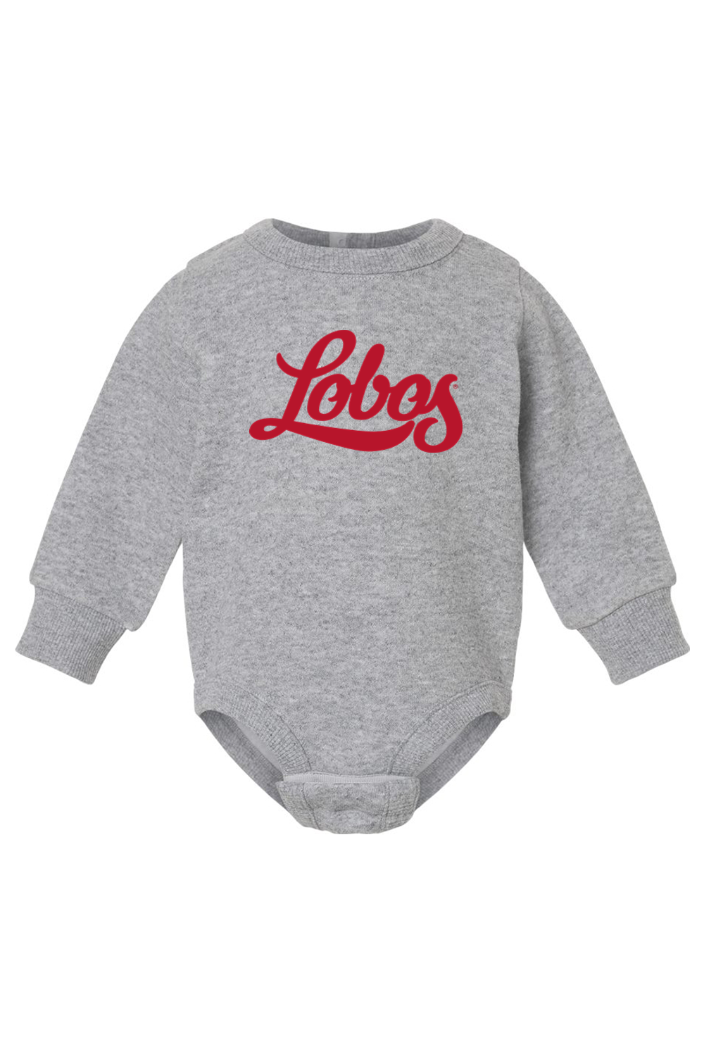 Lobos Script - Rabbit Skins Infant Fleece Bodysuit