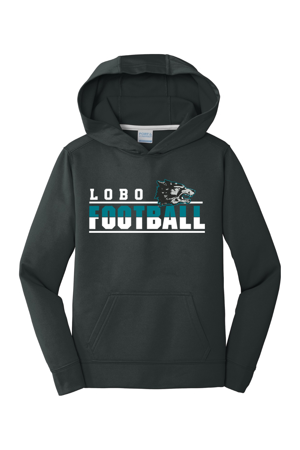 Lobo Football Classic - Port & Company Youth Performance Fleece Pullover Hooded Sweatshirt