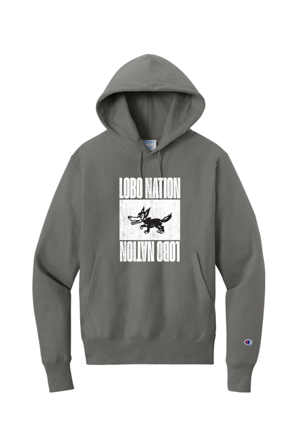 Lobo Nation Vintage - Champion Reverse Weave Hooded Sweatshirt