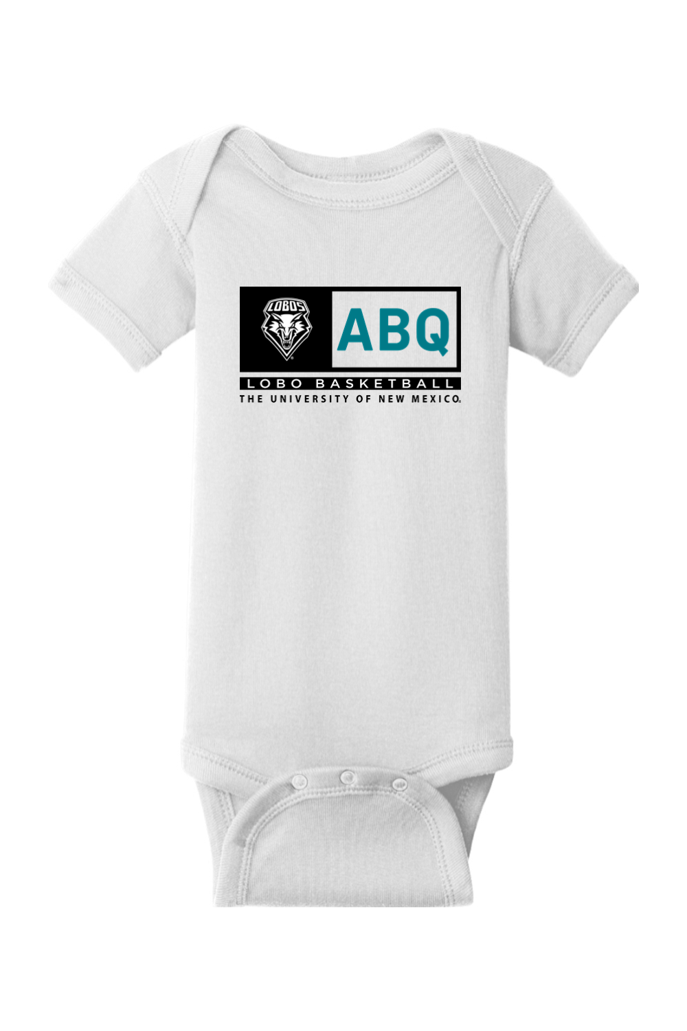 ABQ Heritage Basketball - Rabbit Skins Infant Short Sleeve Baby Rib Bodysuit