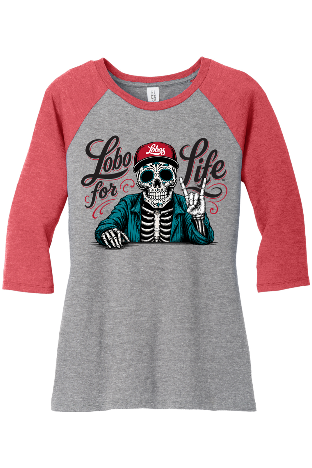 District Women’s Perfect Tri 3/4-Sleeve Raglan