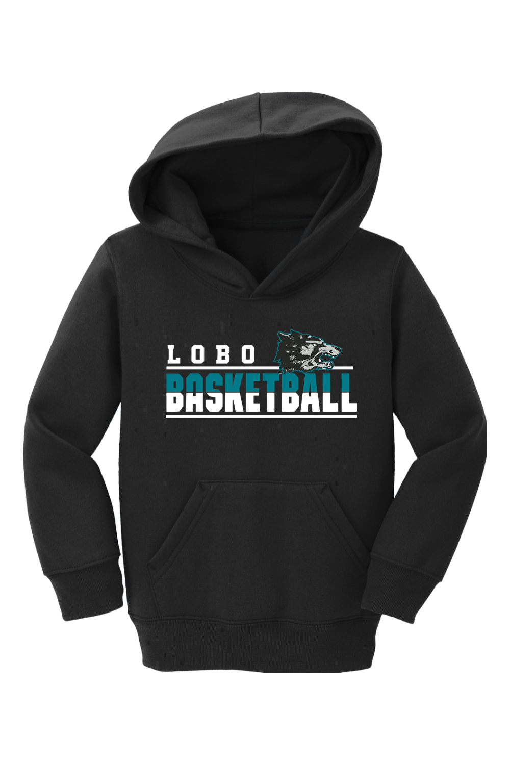 Lobo Basketball Classic - Port & Company Toddler Core Fleece Pullover Hooded Sweatshirt