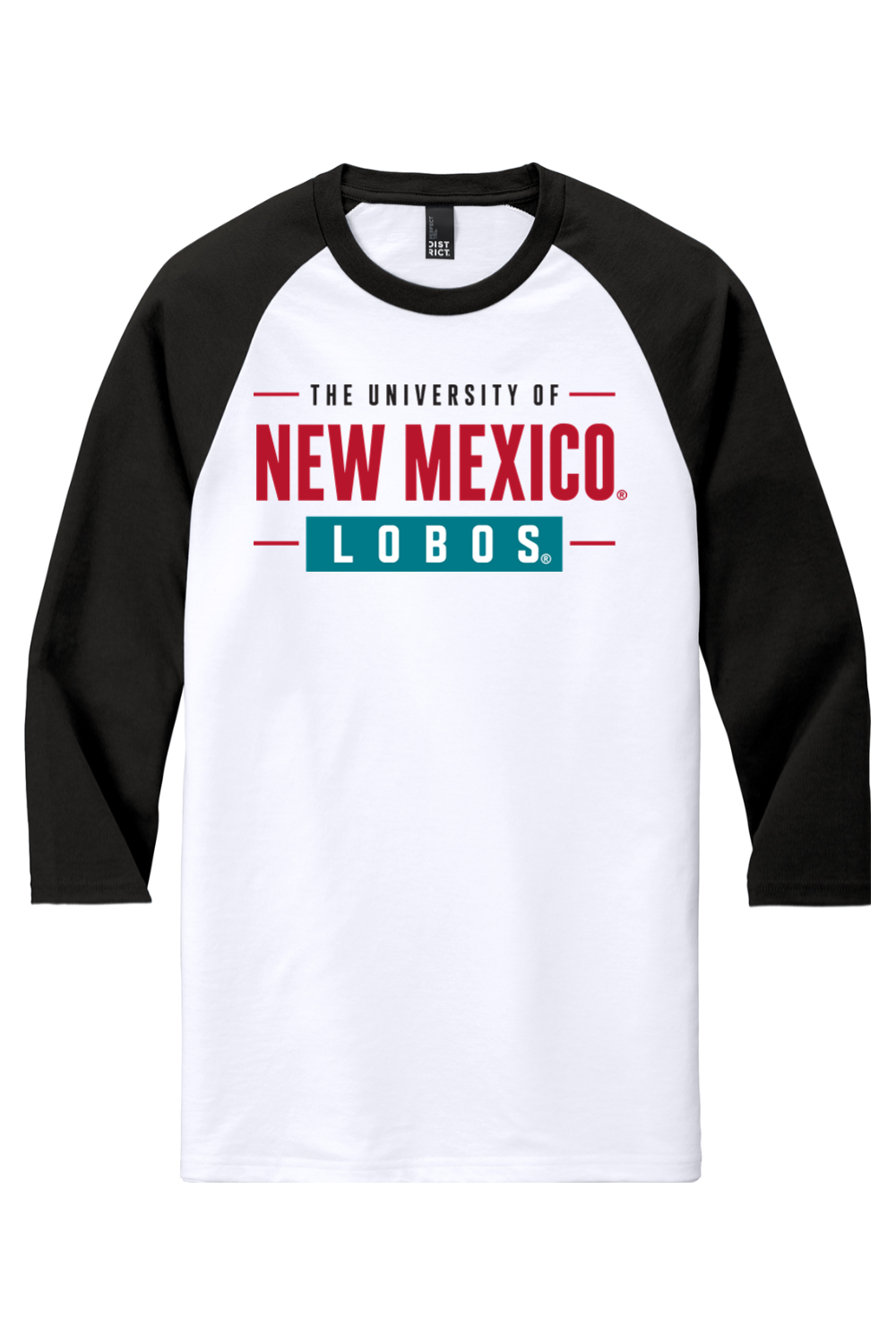 New Mexico Bold - District Perfect Tri 3/4-Sleeve Raglan