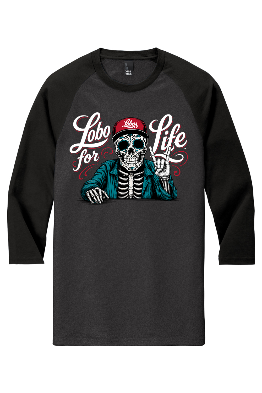 District Perfect Tri 3/4-Sleeve Raglan