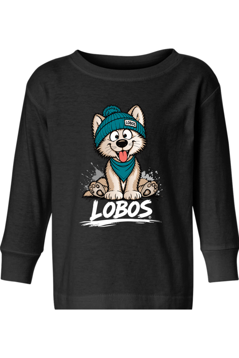 Lobo Pup - Rabbit Skins Toddler Long Sleeve Fine Jersey Tee