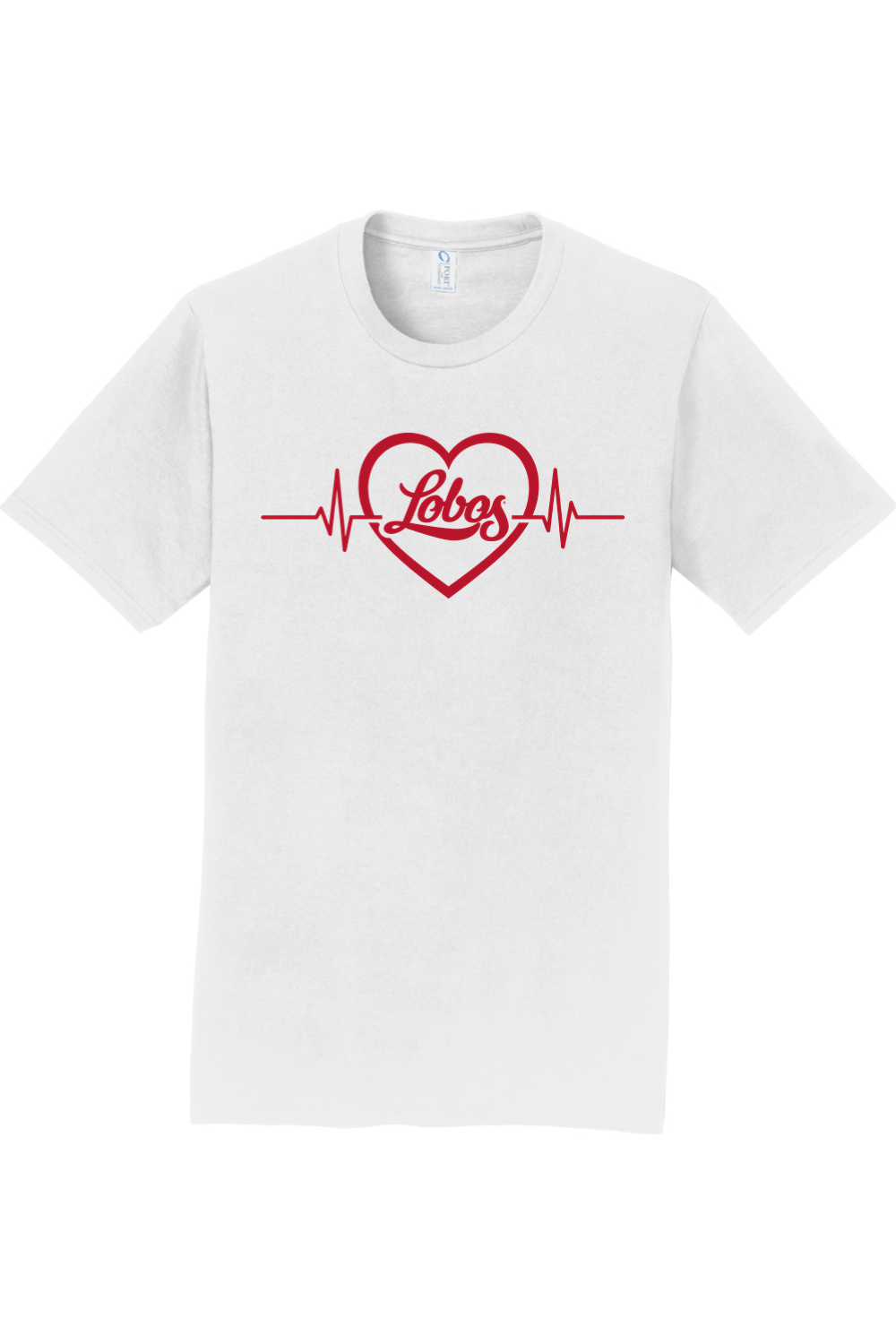 Lobos Beating Heart - Port & Company Fan Favorite Tee