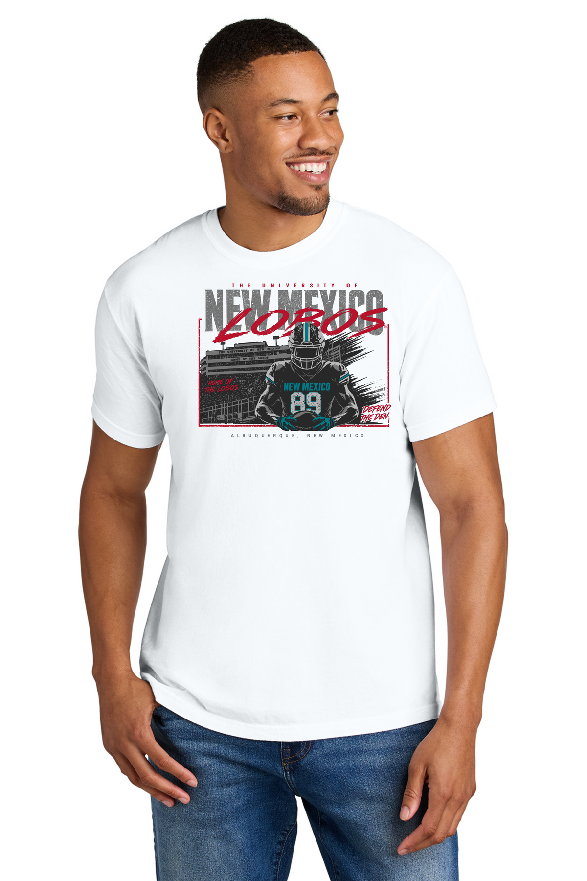 Lobos Stadium - Comfort Colors Ringspun Short Sleeve Shirt
