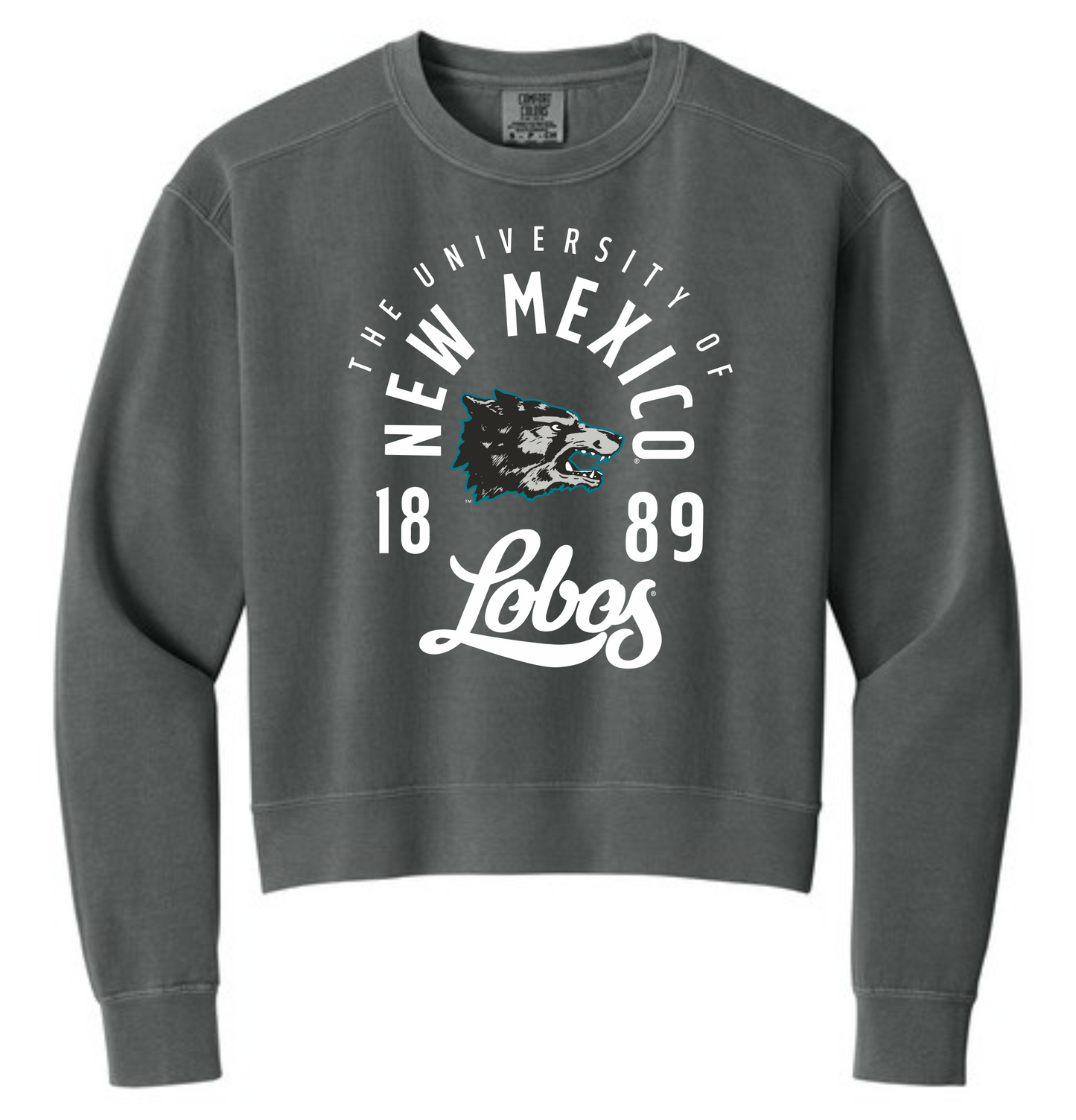 Comfort Colors Women's Garment-Dyed Mid-Length Crewneck Sweatshirt
