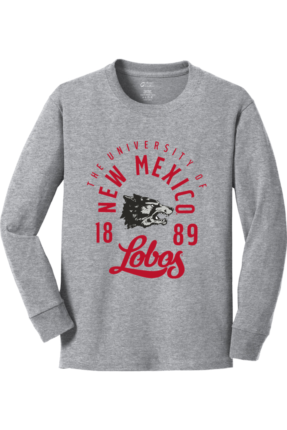 Youth Port & Company Long Sleeve Core Cotton Tee