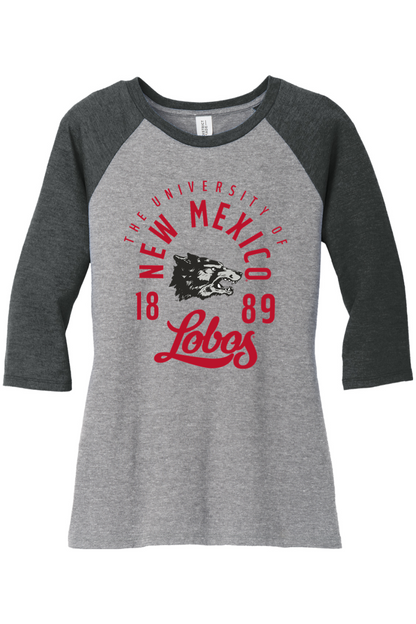 District Women’s Perfect Tri 3/4-Sleeve Raglan