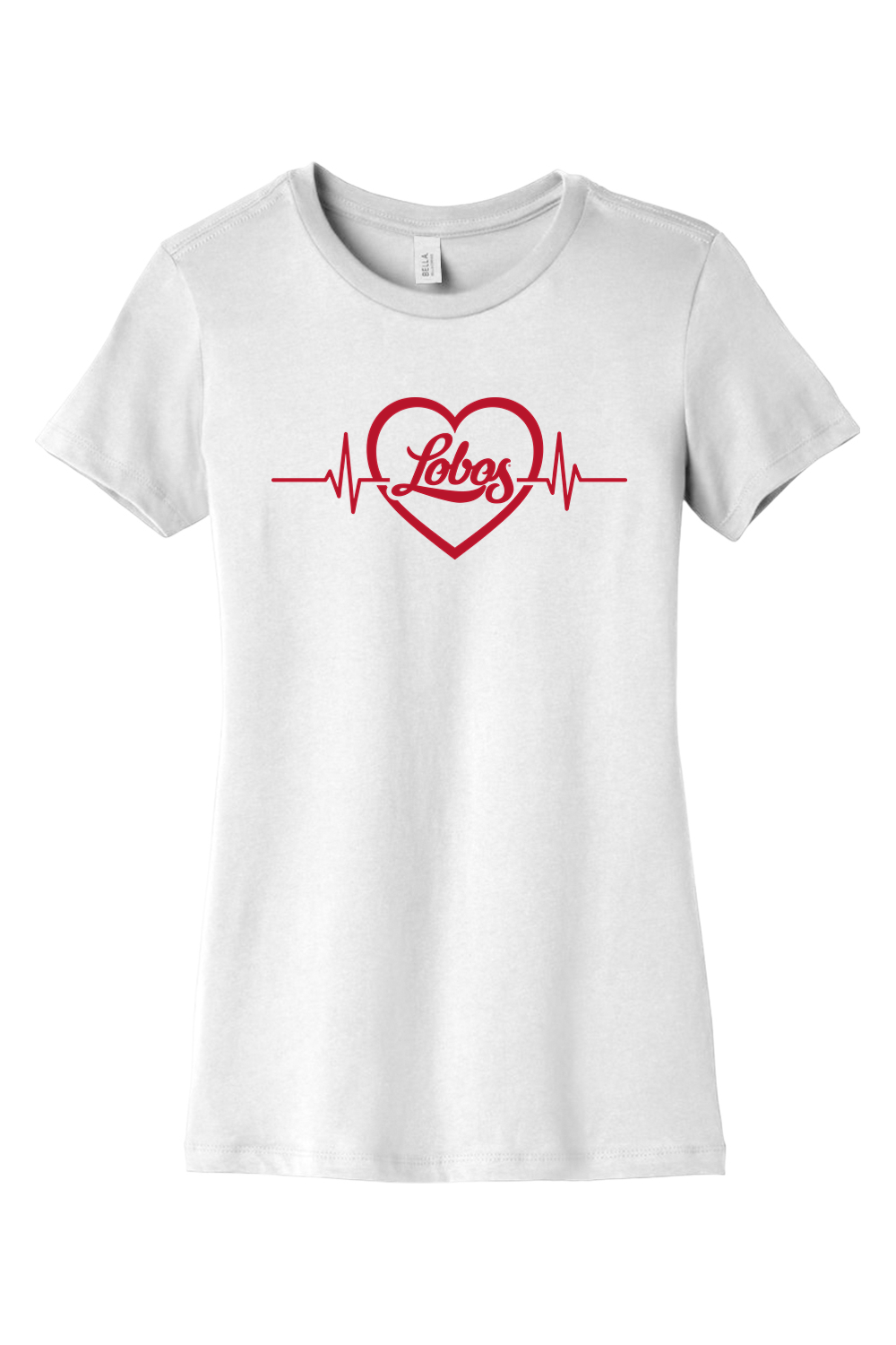 Lobos Heartbeat - BELLA+CANVAS Women’s Slim Fit Tee