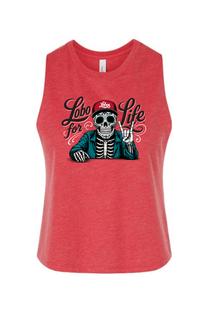 Bella + Canvas Women's Racerback Cropped Tank