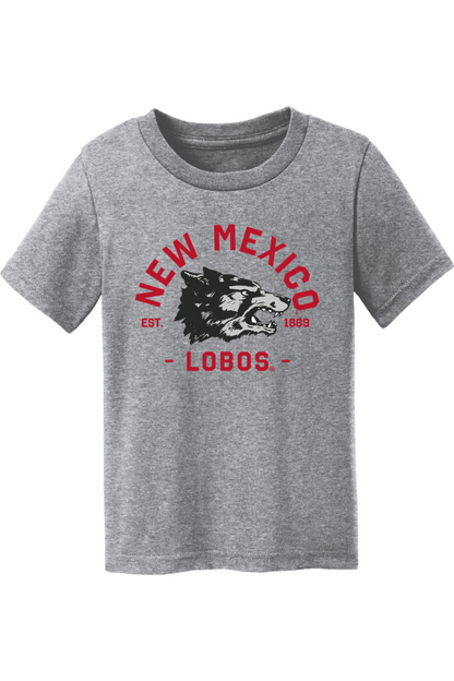 Lobos Vintage 1889 - Port & Company Toddler Core Cotton Tee