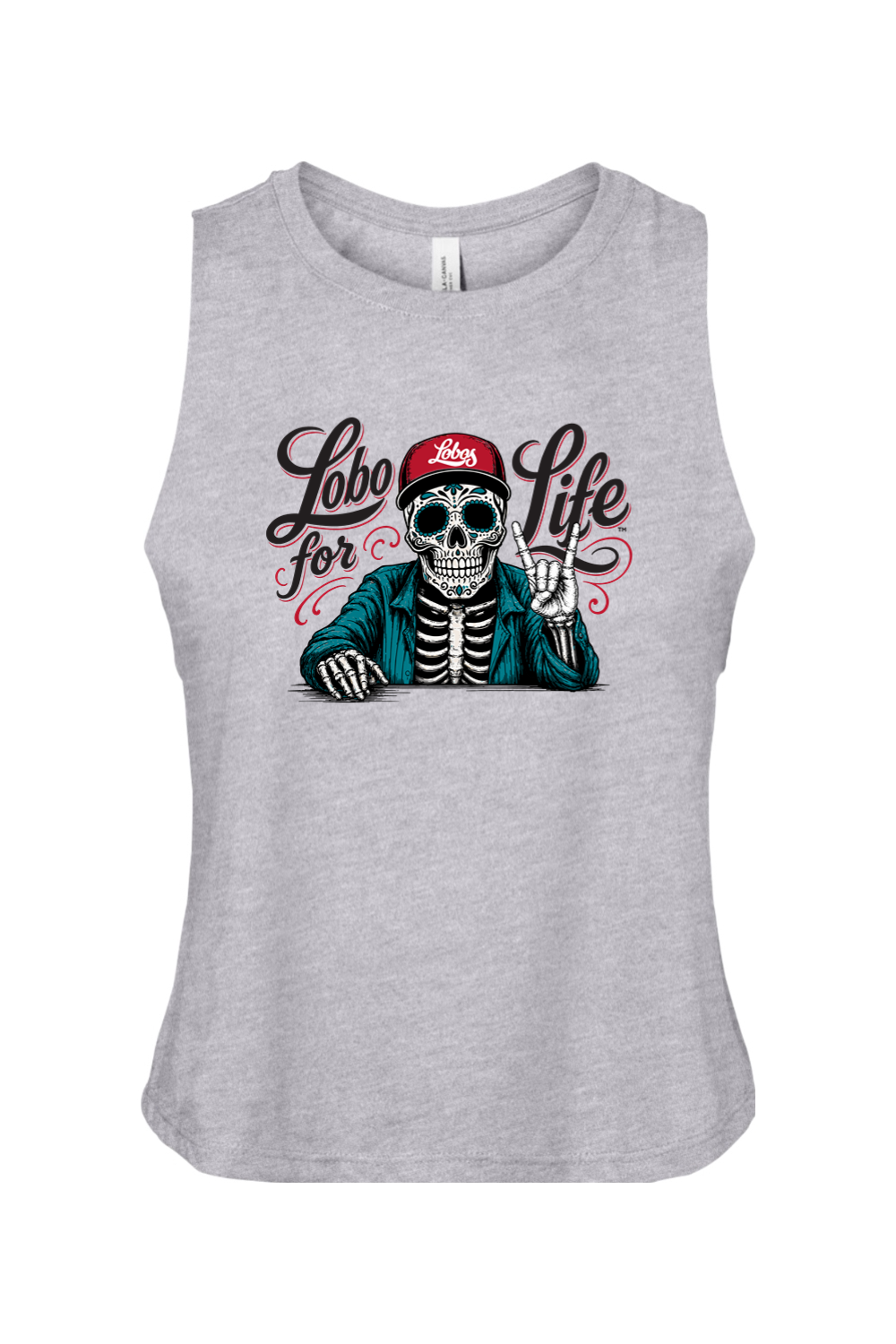 Bella + Canvas Women's Racerback Cropped Tank