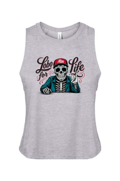 Bella + Canvas Women's Racerback Cropped Tank