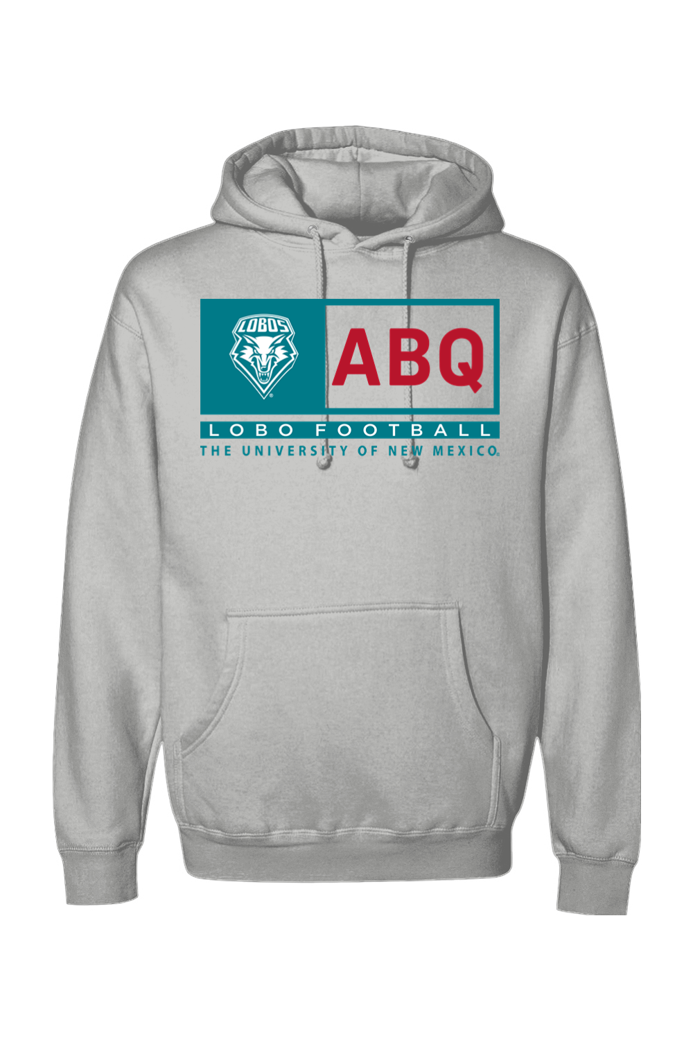 ABQ Heritage Football - Independent Trading Co. Heavyweight Hooded Sweatshirt