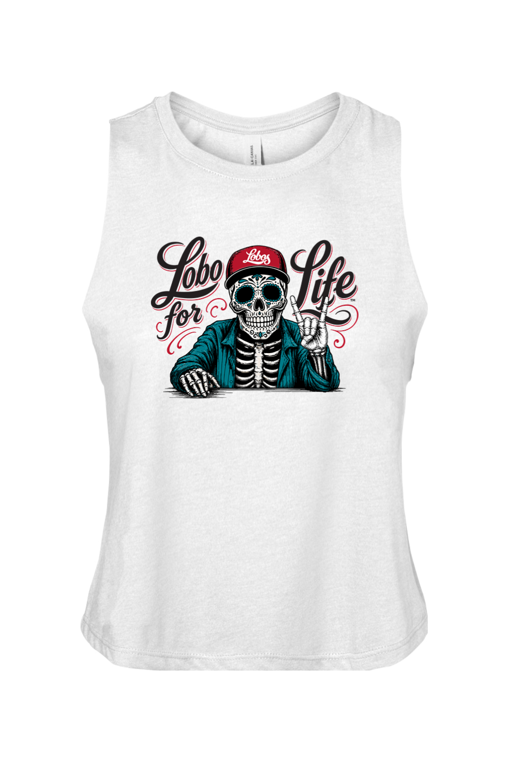 Bella + Canvas Women's Racerback Cropped Tank