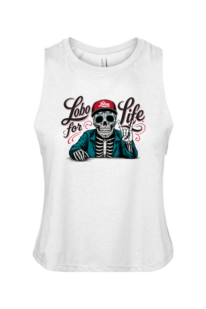 Bella + Canvas Women's Racerback Cropped Tank