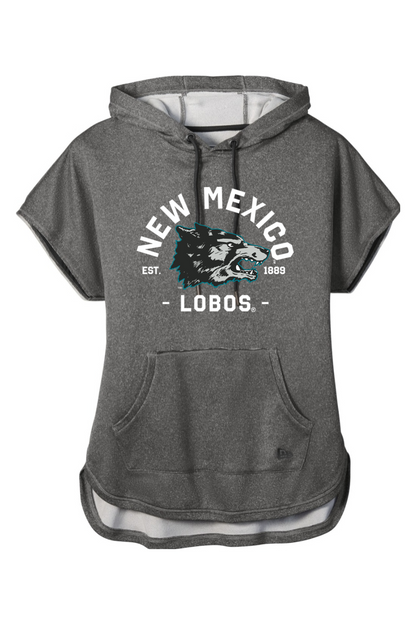Lobos Vintage 1889 - New Era Ladies Performance Terry Short Sleeve Hoodie