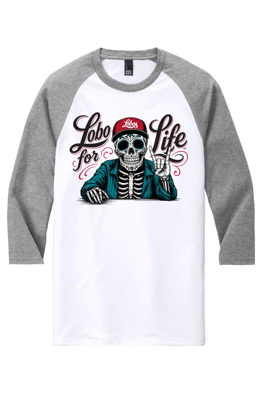 District Perfect Tri 3/4-Sleeve Raglan