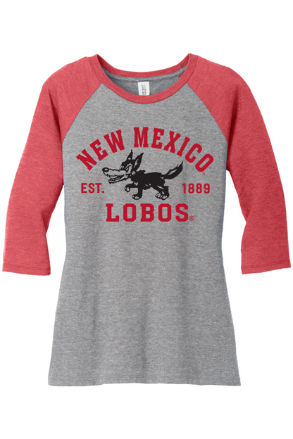 District Women’s Perfect Tri 3/4-Sleeve Raglan
