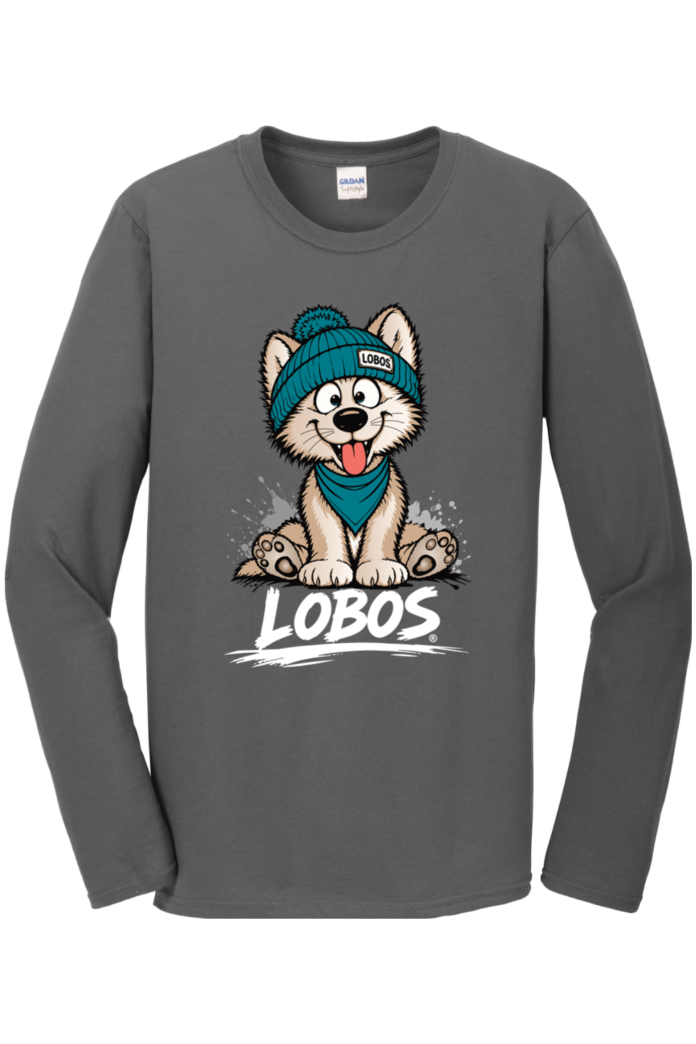 Lobo Pup - Gildan Softstyle Long Sleeve T-Shirt