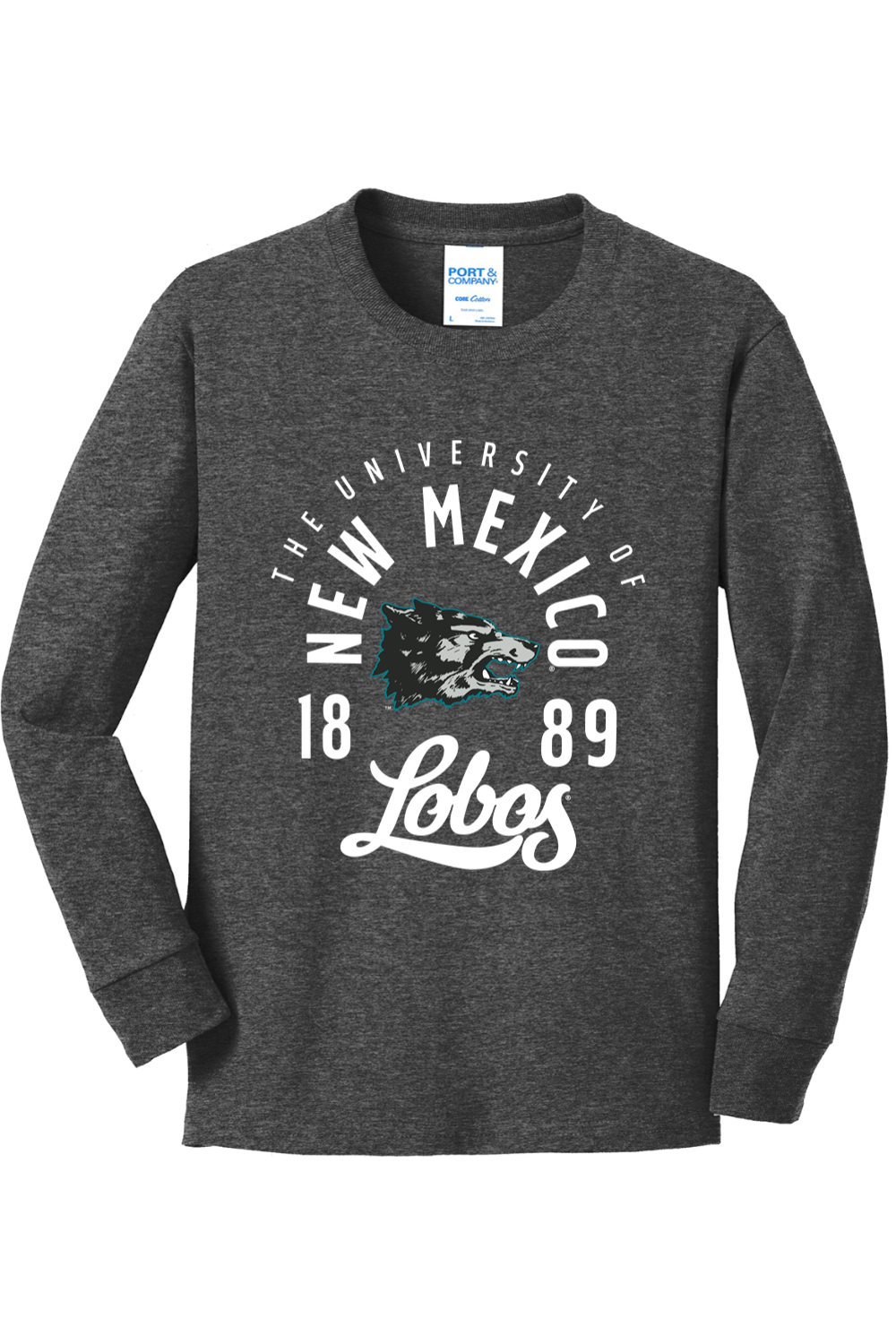 Youth Port & Company Long Sleeve Core Cotton Tee