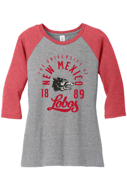 District Women’s Perfect Tri 3/4-Sleeve Raglan