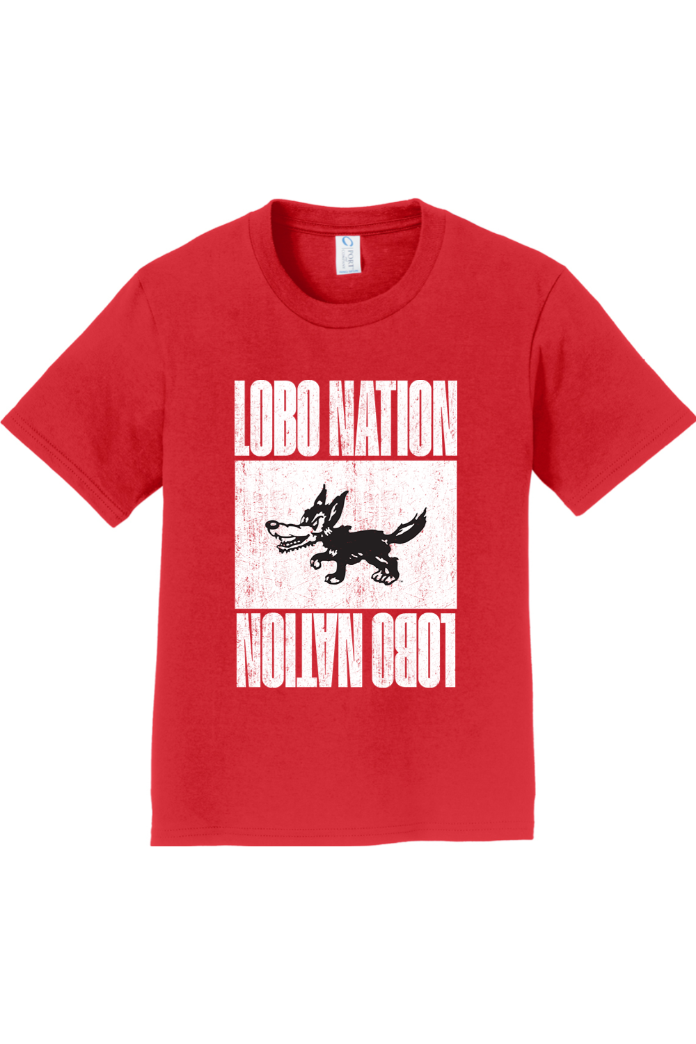 Lobo Nation Vintage - Port & Company Youth Fan Favorite Tee