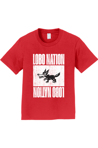 Lobo Nation Vintage - Port & Company Youth Fan Favorite Tee