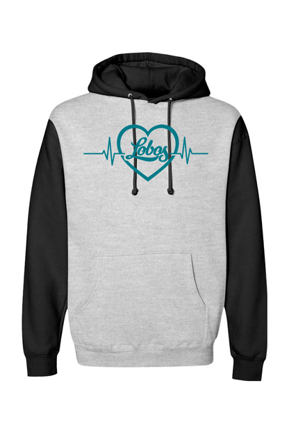 Lobos Heartbeat - Independent Trading Co. Heavyweight Hooded Sweatshirt