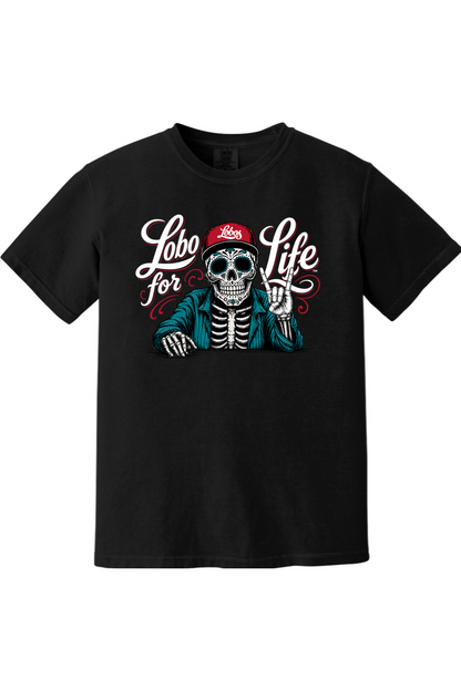 Lobo for Life Sugar Skull - Comfort Colors Ringspun Short Sleeve Shirt