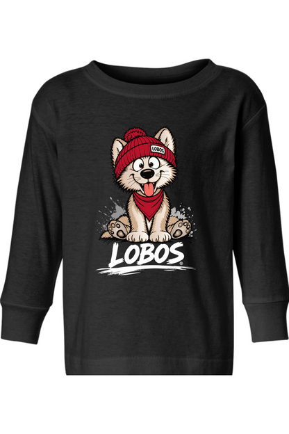 Lobo Pup - Rabbit Skins Toddler Long Sleeve Fine Jersey Tee