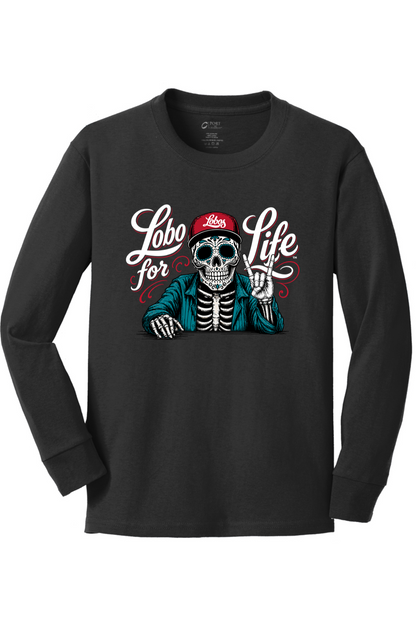Youth Port & Company Long Sleeve Core Cotton Tee
