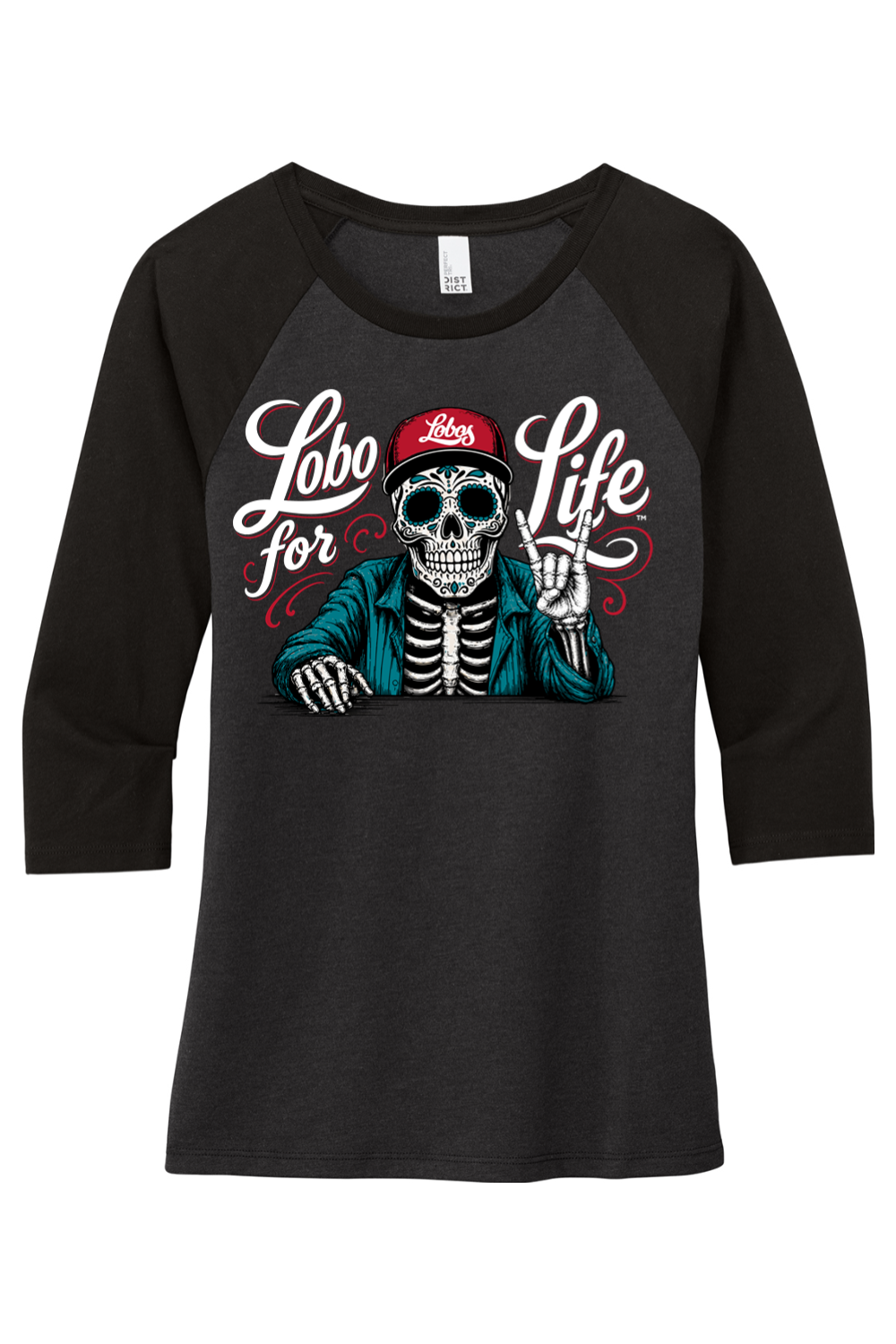 District Women’s Perfect Tri 3/4-Sleeve Raglan