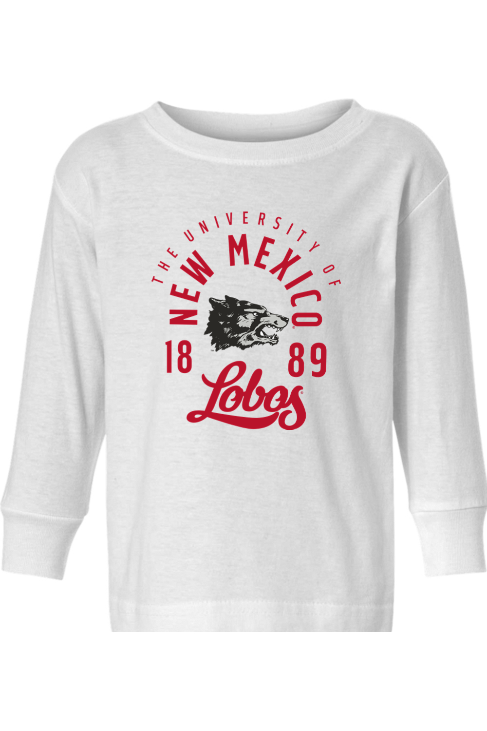Lobos Legacy 1889 - Rabbit Skins Toddler Long Sleeve Fine Jersey Tee