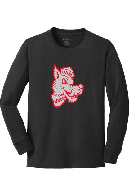 Retro Louie - Youth Port & Company Long Sleeve Core Cotton Tee