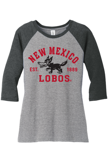 District Women’s Perfect Tri 3/4-Sleeve Raglan