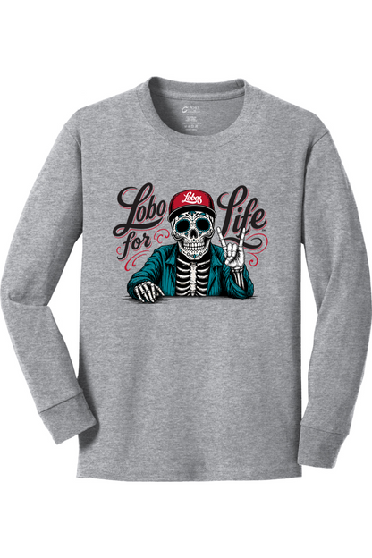 Youth Port & Company Long Sleeve Core Cotton Tee