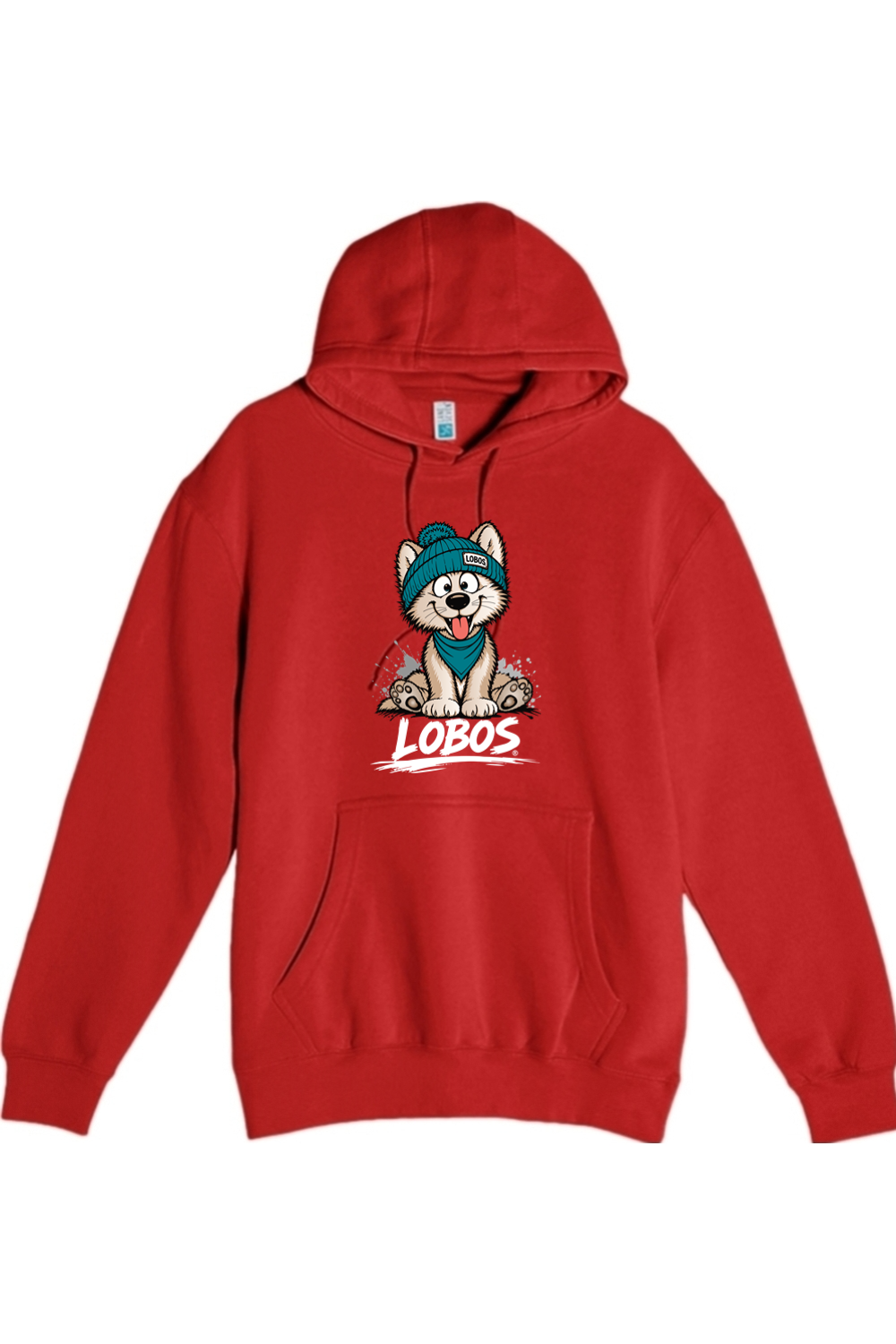 Lobo Pup - Lane Seven Unisex Premium Pullover Hooded Sweatshirt