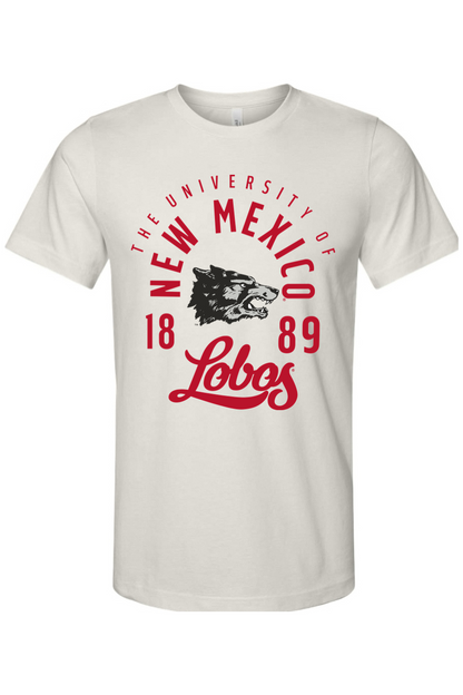 Lobos Legacy 1889 - Bella + Canvas Jersey Tee