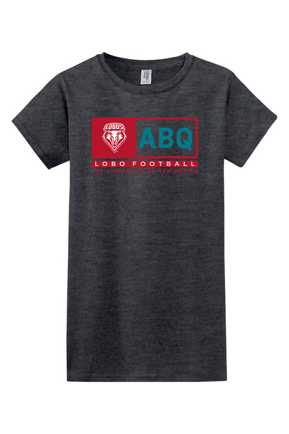 ABQ Heritage Football - Gildan Softstyle Ladies' T-Shirt