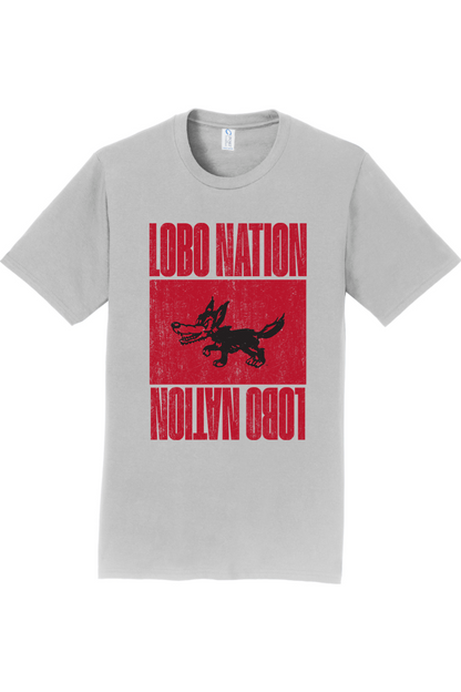 Lobo Nation Vintage - Port & Company Fan Favorite Tee