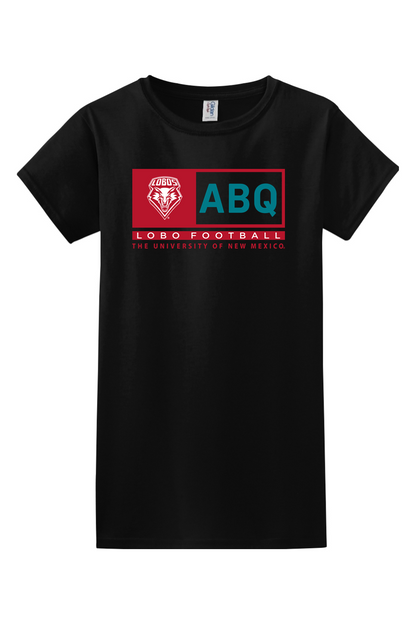 ABQ Heritage Football - Gildan Softstyle Ladies' T-Shirt