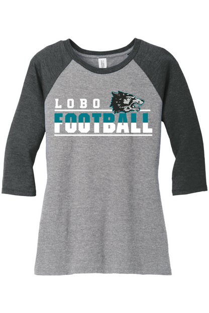 Lobo Football Classic - District Women’s Perfect Tri 3/4-Sleeve Raglan
