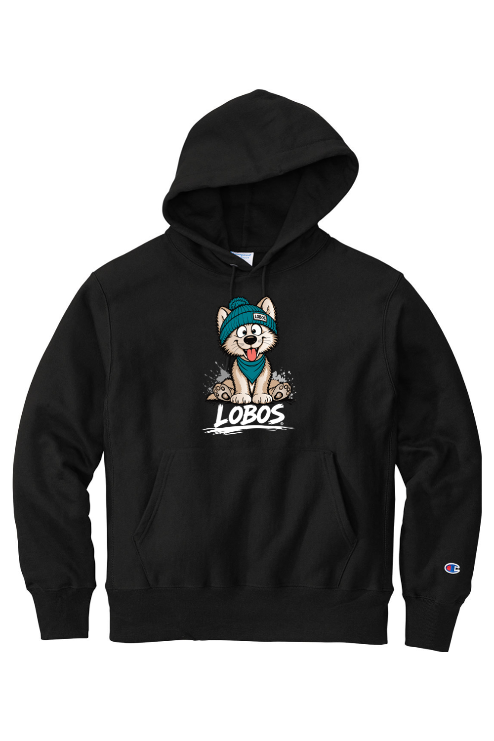 Lobo Pup - Champion Reverse Weave Hooded Sweatshirt