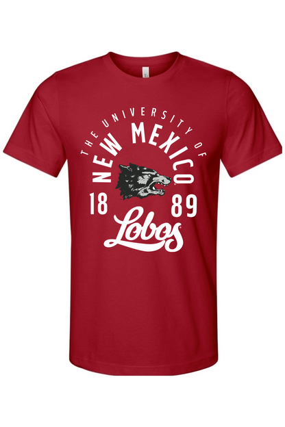 Lobos Legacy 1889 - Bella + Canvas Jersey Tee